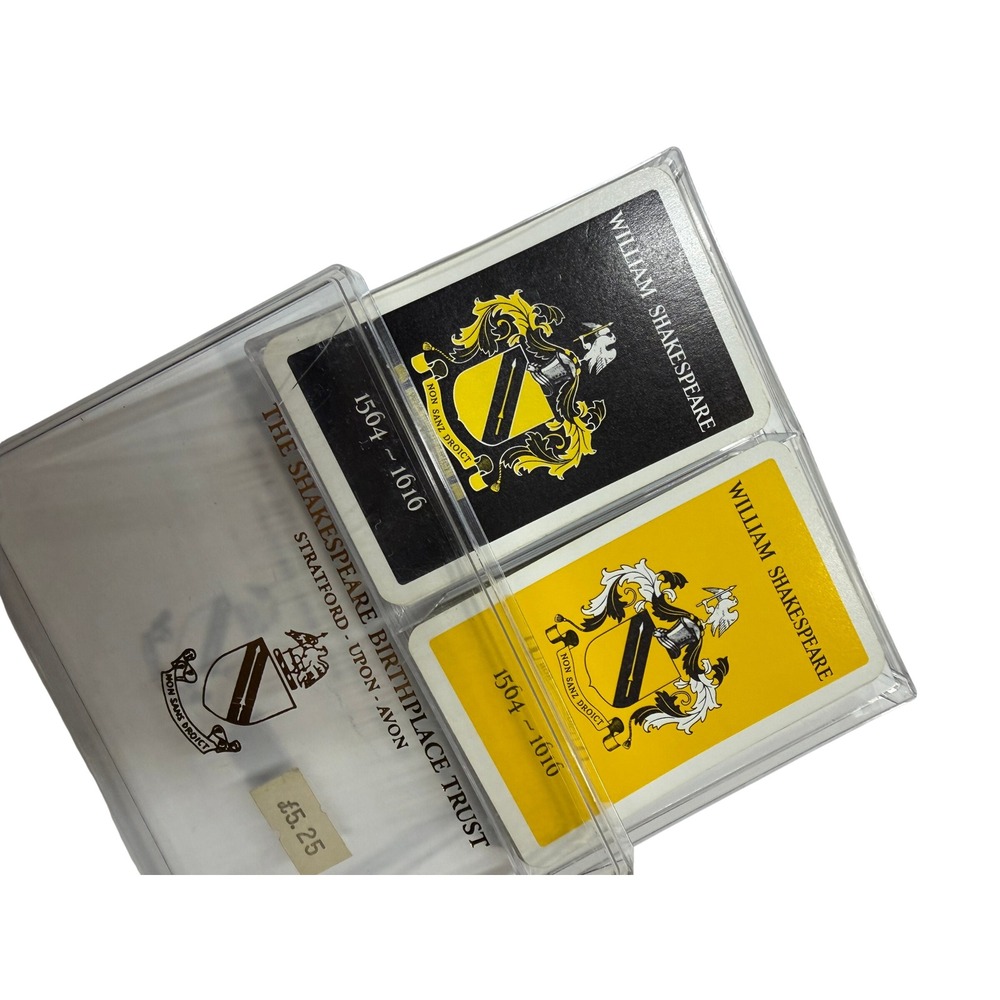 Shakespeare Birthplace Trust Double Deck Playing Cards